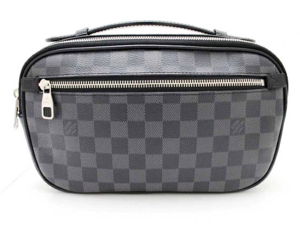 LOUIS VUITTON Ambrelle Body Bag Shoulder Damier Graphite Black